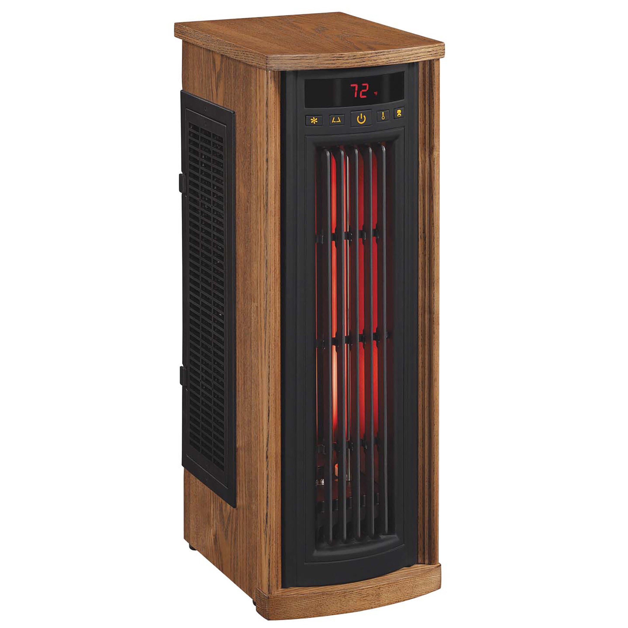 Duraflame 5HM8000-O142 Oak Portable Electric Infrared Quartz Oscillating  Tower Heater - Bed Bath u0026 Beyond - 10659283
