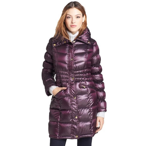 michael kors jacket womens purple