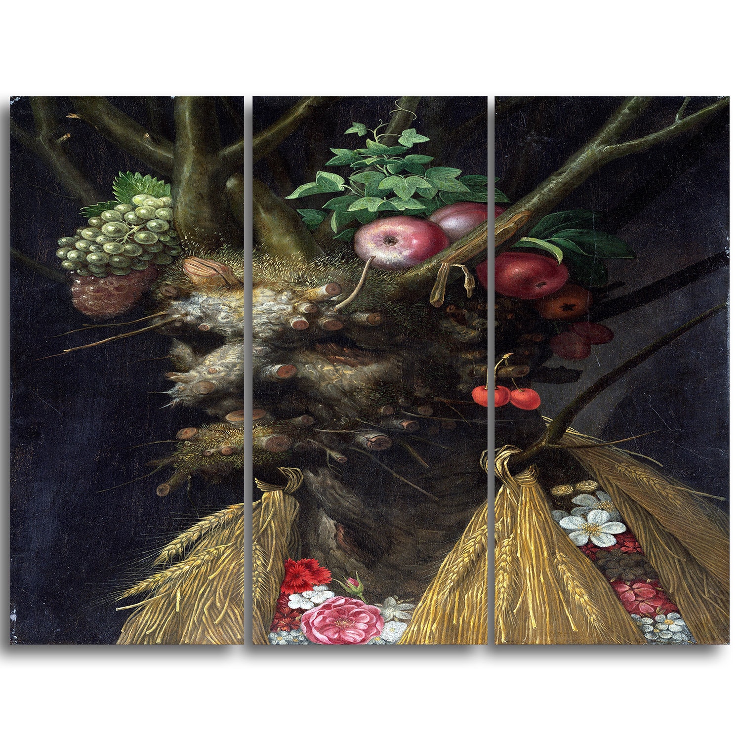 Design Art 'Giuseppe Arcimboldo Four Seasons in One Head