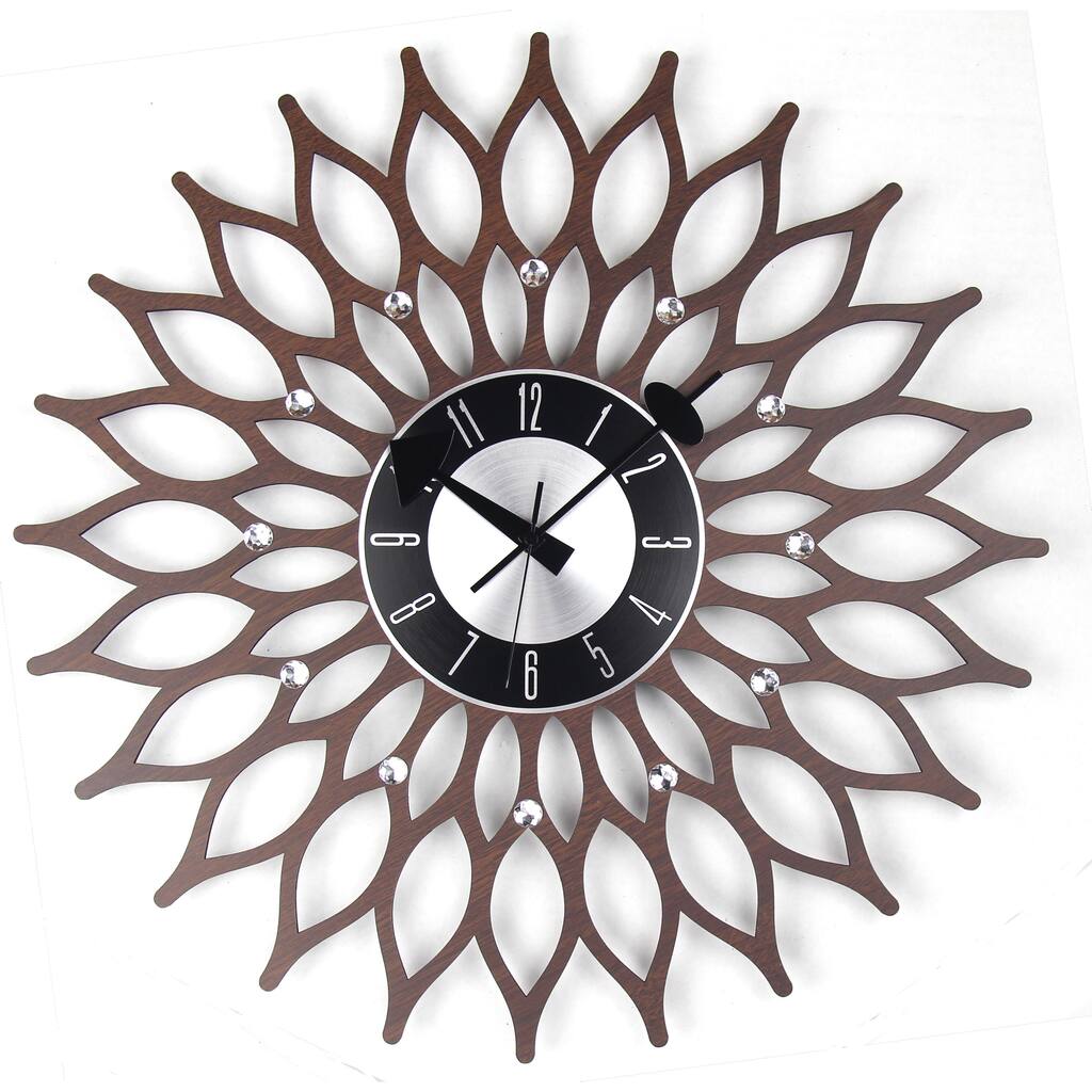 Mid Century Modern Wooden 20-inch sunflower