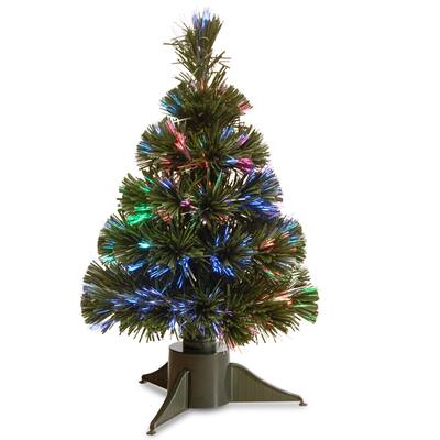18-inch Battery Operated Fiber Optic Ice Tree