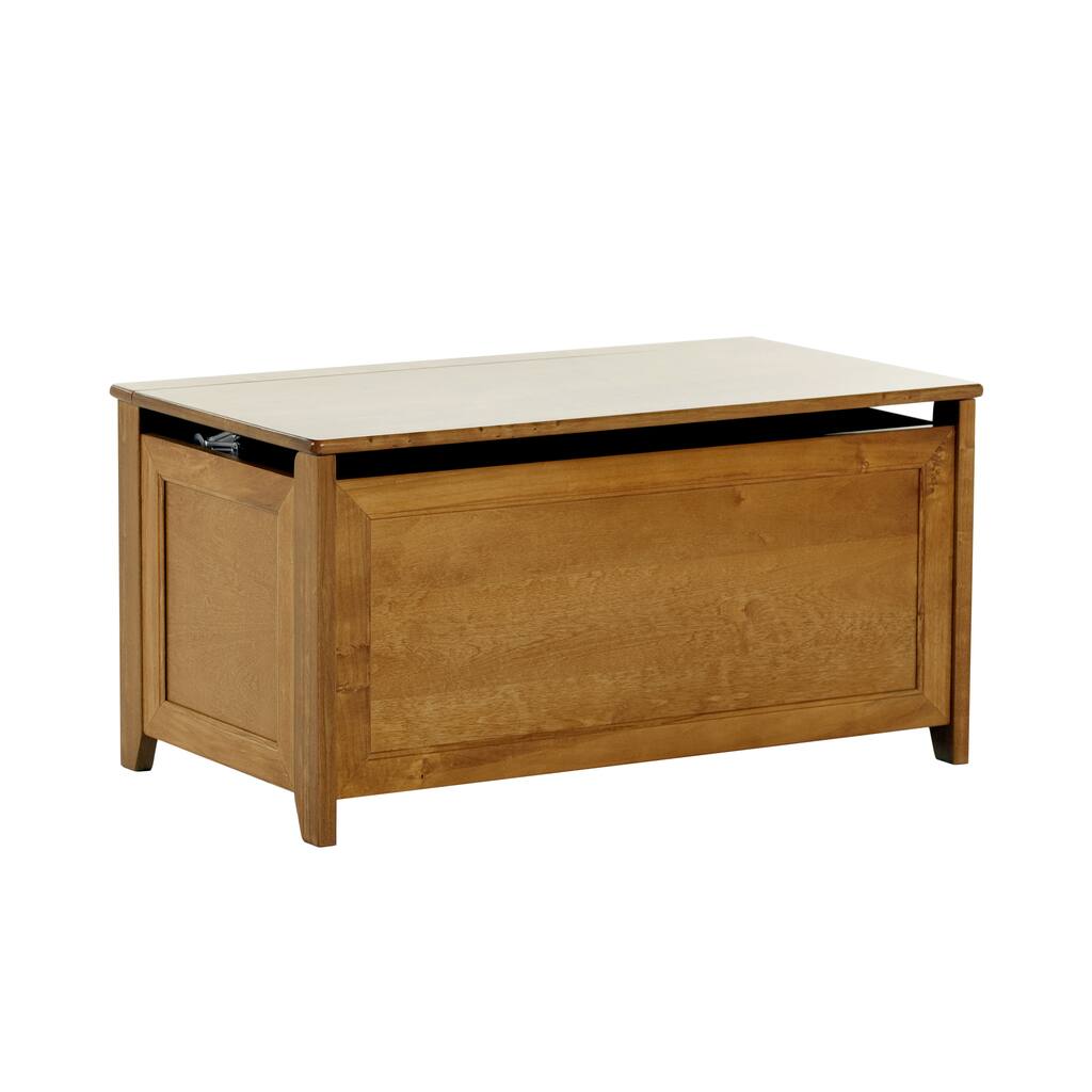 School House Pecan Toy Box