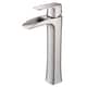 preview thumbnail 1 of 0, Fresca Fortore Brushed Nickel Single-hole Vessel Mount Vanity Faucet