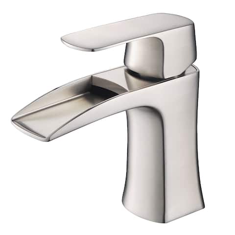 Fresca Fortore Brushed Nickel Single-hole Mount Vanity Faucet