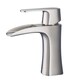 preview thumbnail 2 of 0, Fresca Fortore Brushed Nickel Single-hole Mount Vanity Faucet