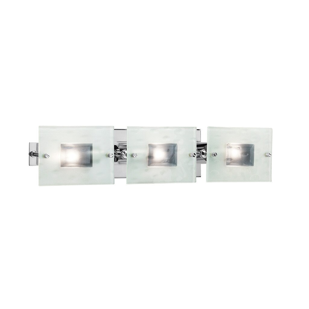 modern chrome vanity light