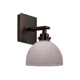 Troy Lighting Menlo Park 1-light Wall Sconce - Free Shipping Today ... - Transitional 1-light Oil Rubbed Bronze Wall Sconce