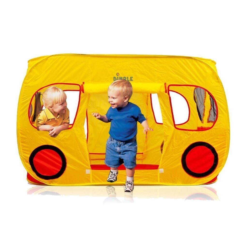 big yellow school bus play tent