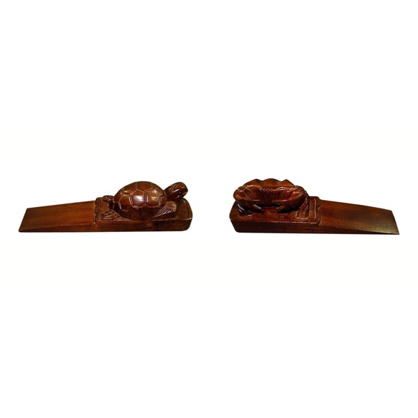 Handmade D-Art Turtle and Crab Door Stopper (Indonesia)
