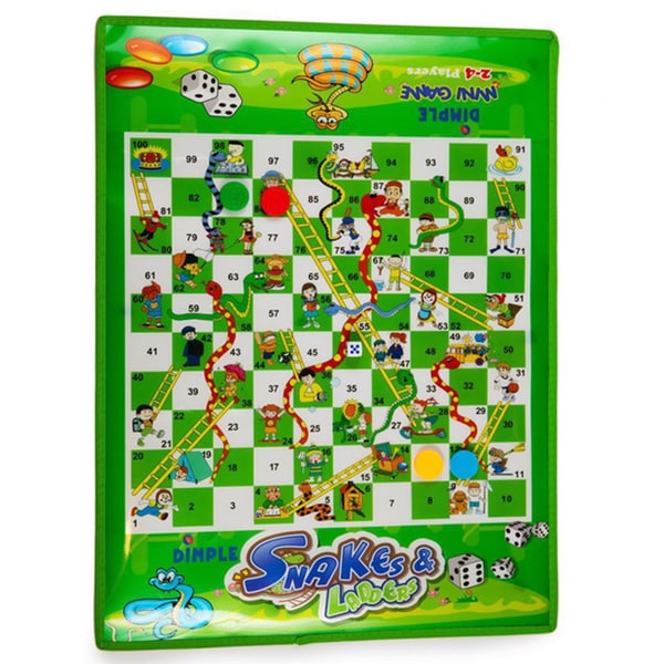 Dimple 2-4 Player Life Size Snakes & Ladders Mat/Board