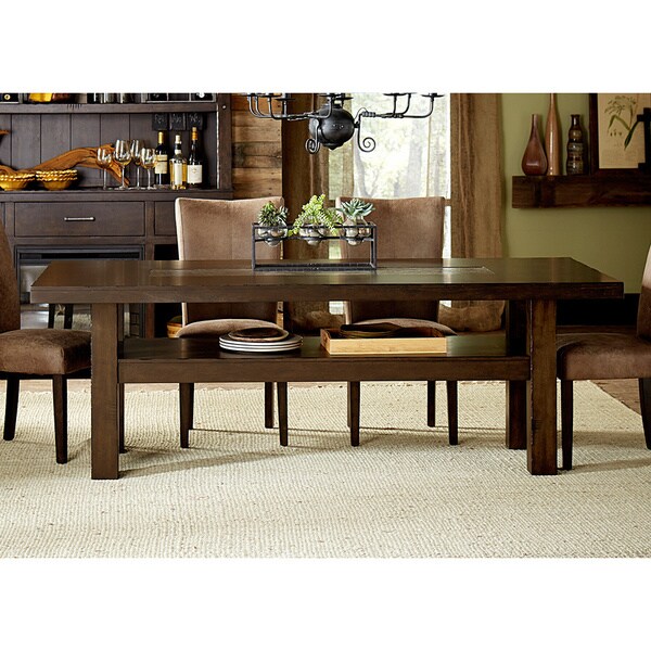 Liberty Moreno Cobble Brown Trestle Table