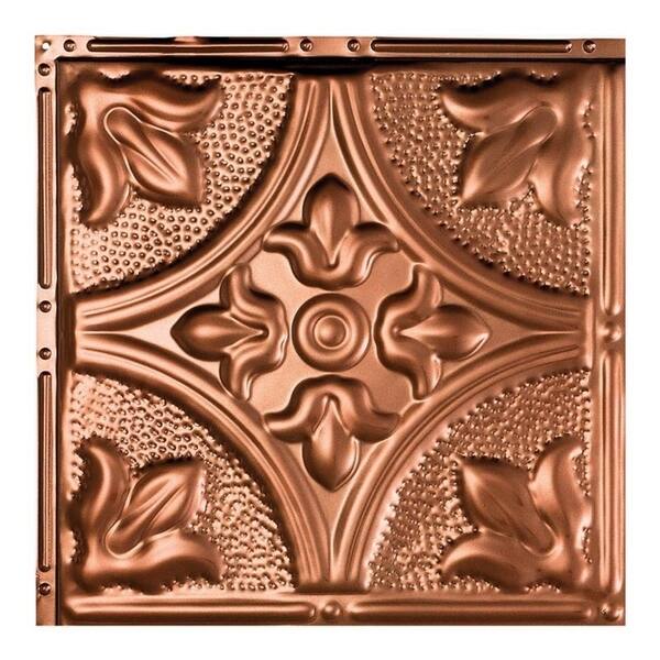 Shop Great Lakes Tin Jamestown Vintage Bronze 2 Foot X 2 Foot Nail