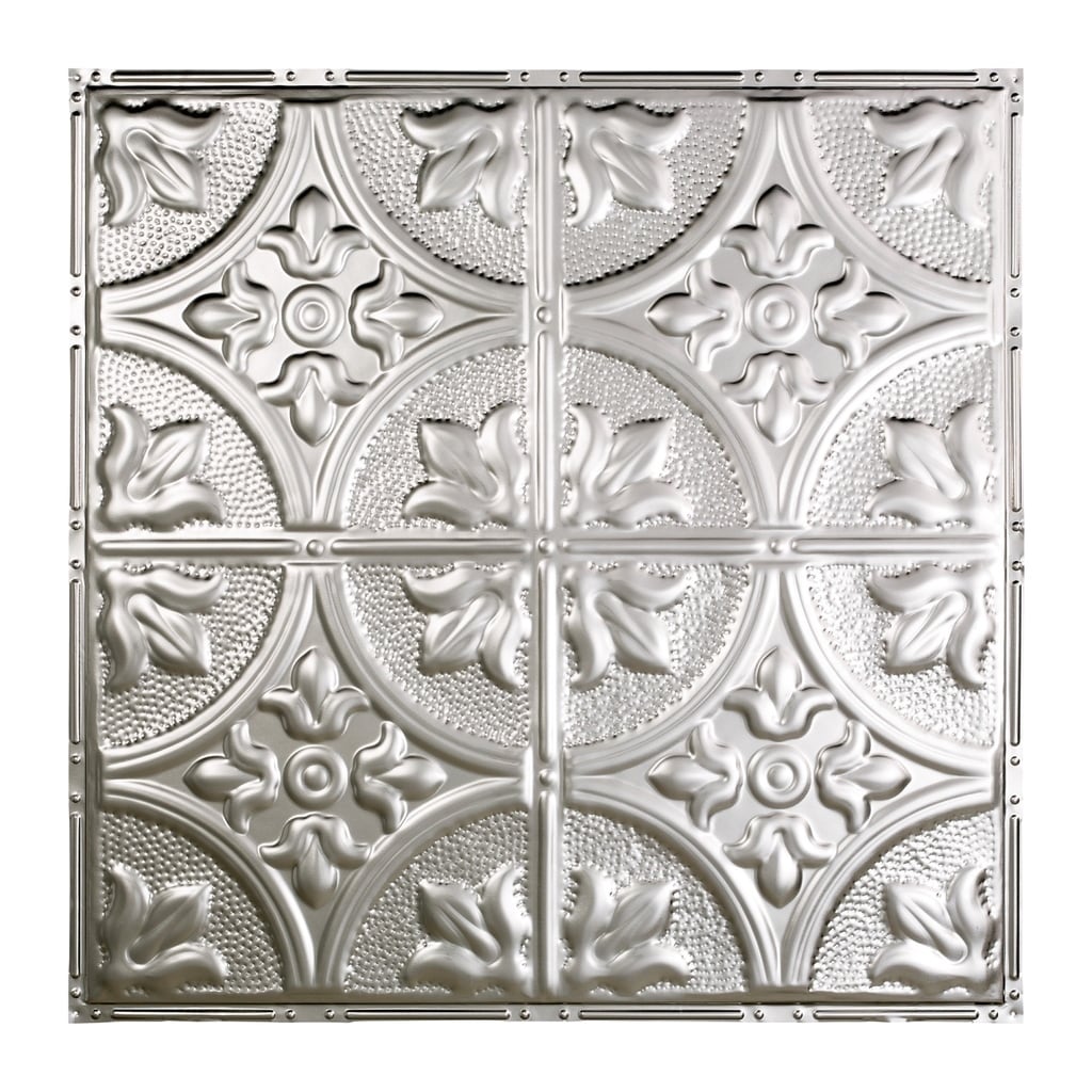 #104-Tin Ceiling Tiles Unfinished Nailup 5 pcs per box