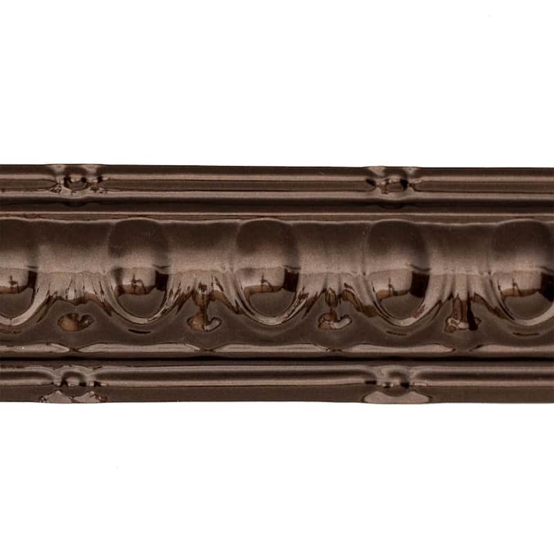 Great Lakes Tin Huron Bronze Burst 48-inch Crown Molding (5 Pack)