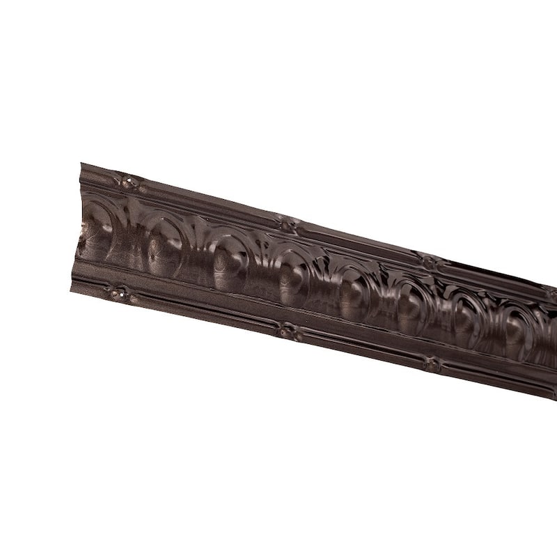 Great Lakes Tin Huron Bronze Burst 48-inch Crown Molding (5 Pack)