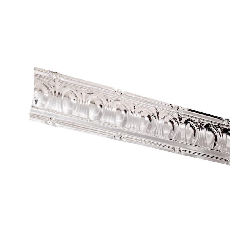 Great Lakes Tin Huron Clear 48-inch Crown Molding (5 Pack)