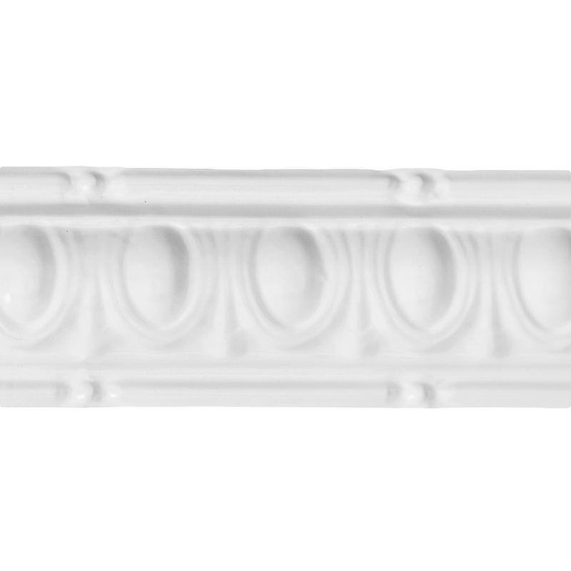 Great Lakes Tin Huron Gloss White 48-inch Crown Molding (5 Pack) - 5 Pack