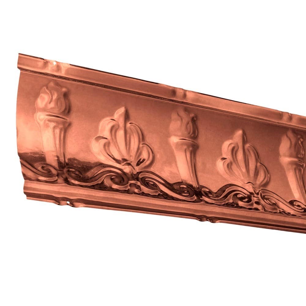 Great Lakes Tin Superior Vintage Bronze 48-inch Crown Molding (5 Pack)