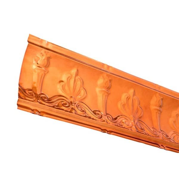 Great Lakes Tin Superior Copper 48-inch Crown Molding (5 Pack) - Bed ...