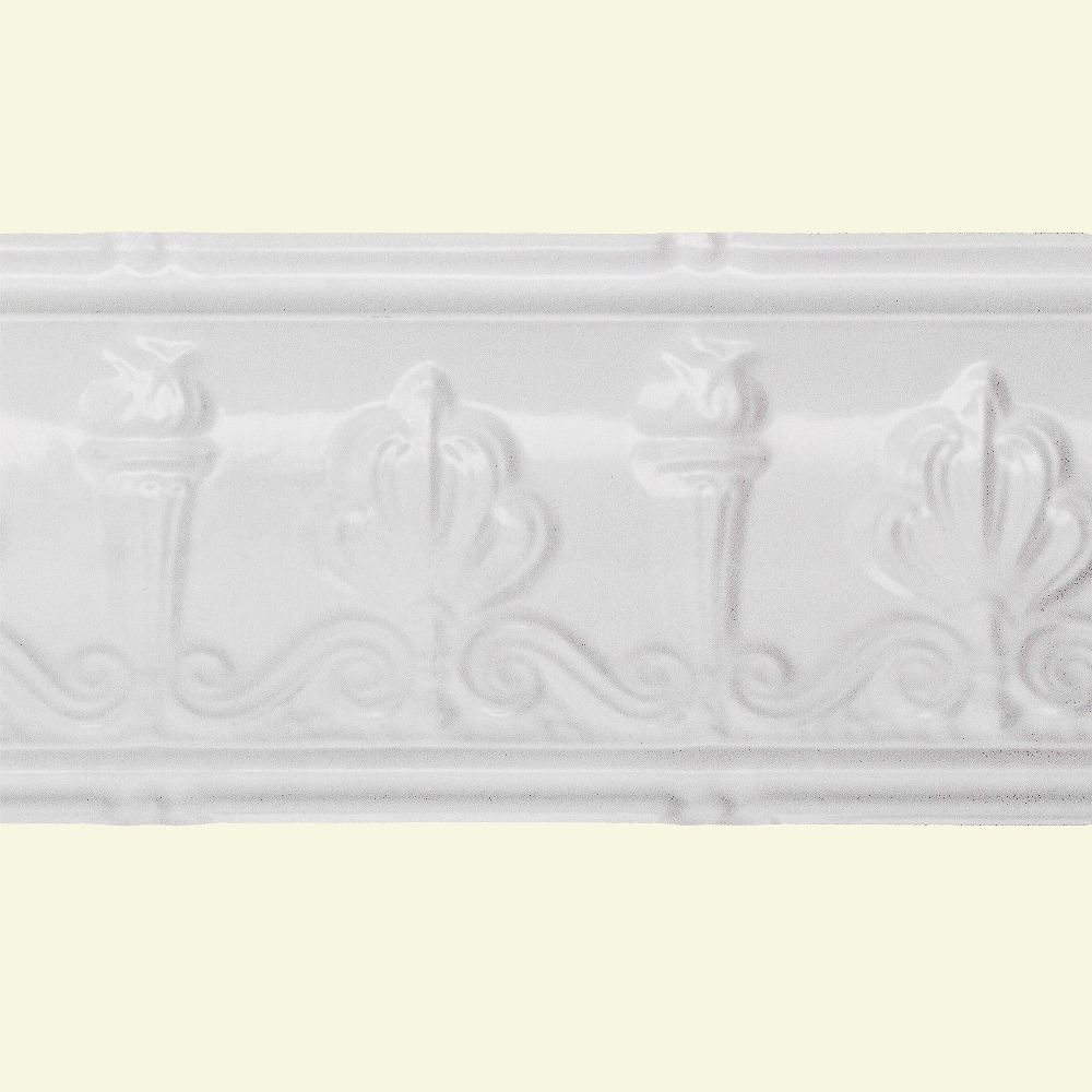 Great Lakes Tin Superior Matte White 48 Inch Crown Molding Carton Of 5