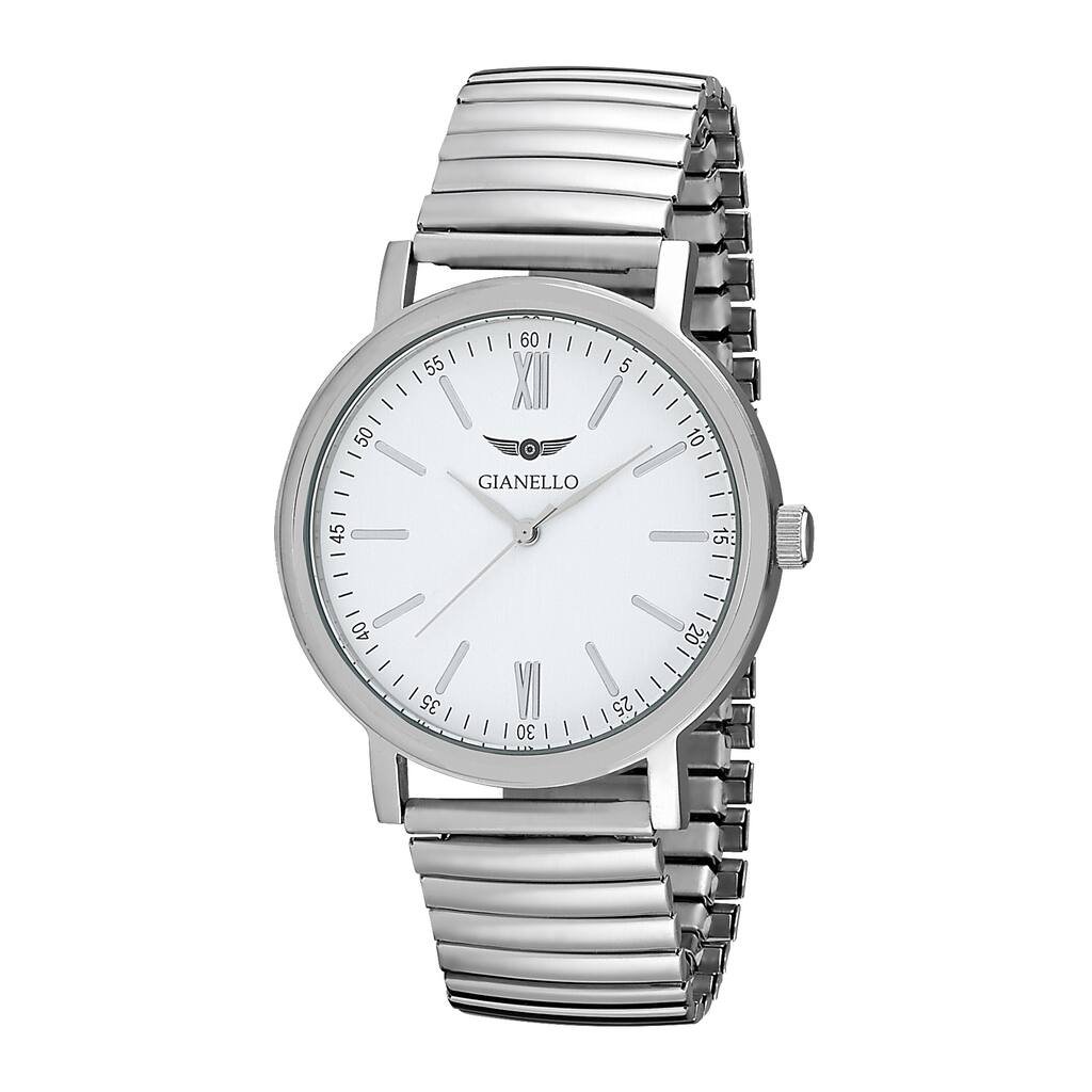 Gianello Men's Stainless Bracelet Color Dial Watch