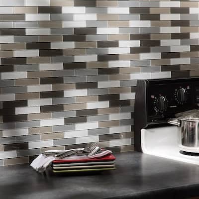 Aspect Glass Matted Subway Rustic Clay 15-square Foot Kit