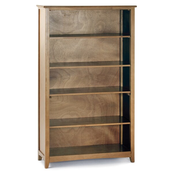NE Kids School House Tall Vertical Bookcase Pecan
