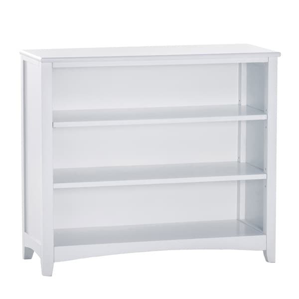 School House Short White Vertical Bookcase Overstock 10665436