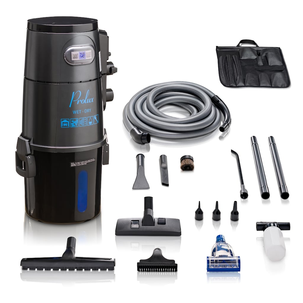 Prolux Professional Shop Grey Wall Mounted Garage Vac Wet Dry Pick Up