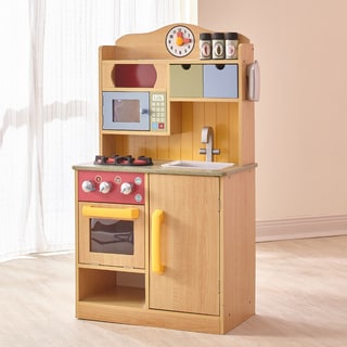 little chef wooden play kitchen