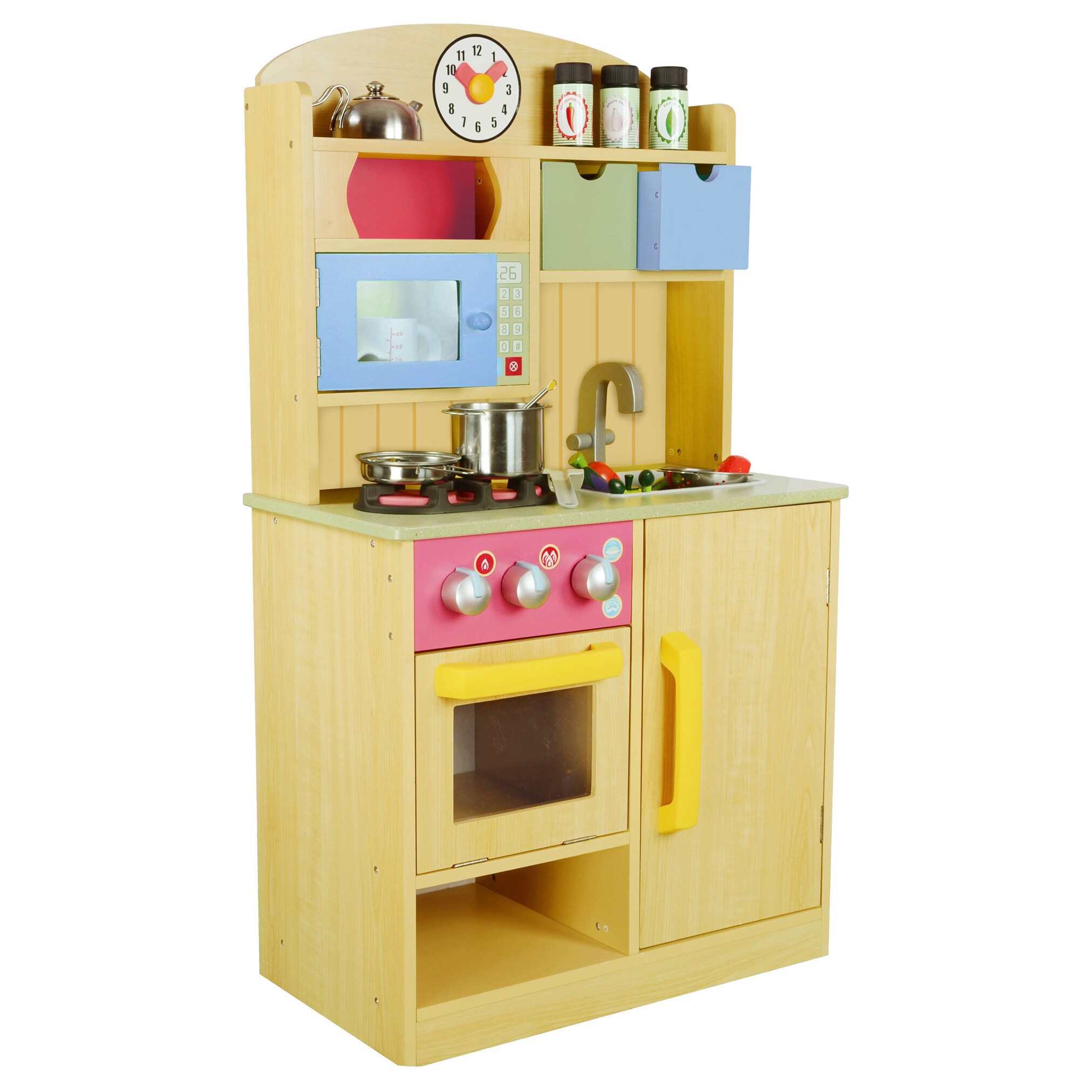 little chef deluxe wooden kitchen