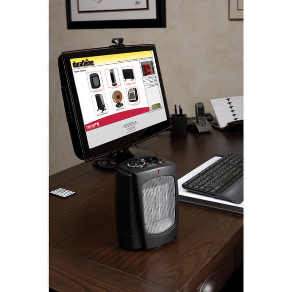 Duraflame DFH-DH-14-T Black Portable Electric Ceramic Desktop Heater - Bed  Bath u0026 Beyond - 10666328
