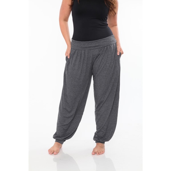 White Mark Women's Plus Size Harem Pants - Free Shipping On Orders Over ...