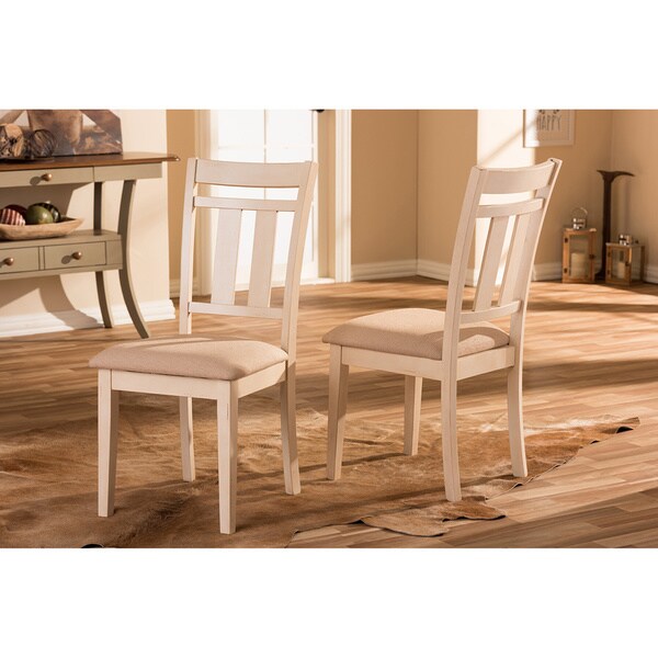 Baxton Studio Roseberry Shabby Chic French Country Cottage Baxton Studio Roseberry Shabby Chic French Country Cottage Antique Oak Wood And Distressed White Din