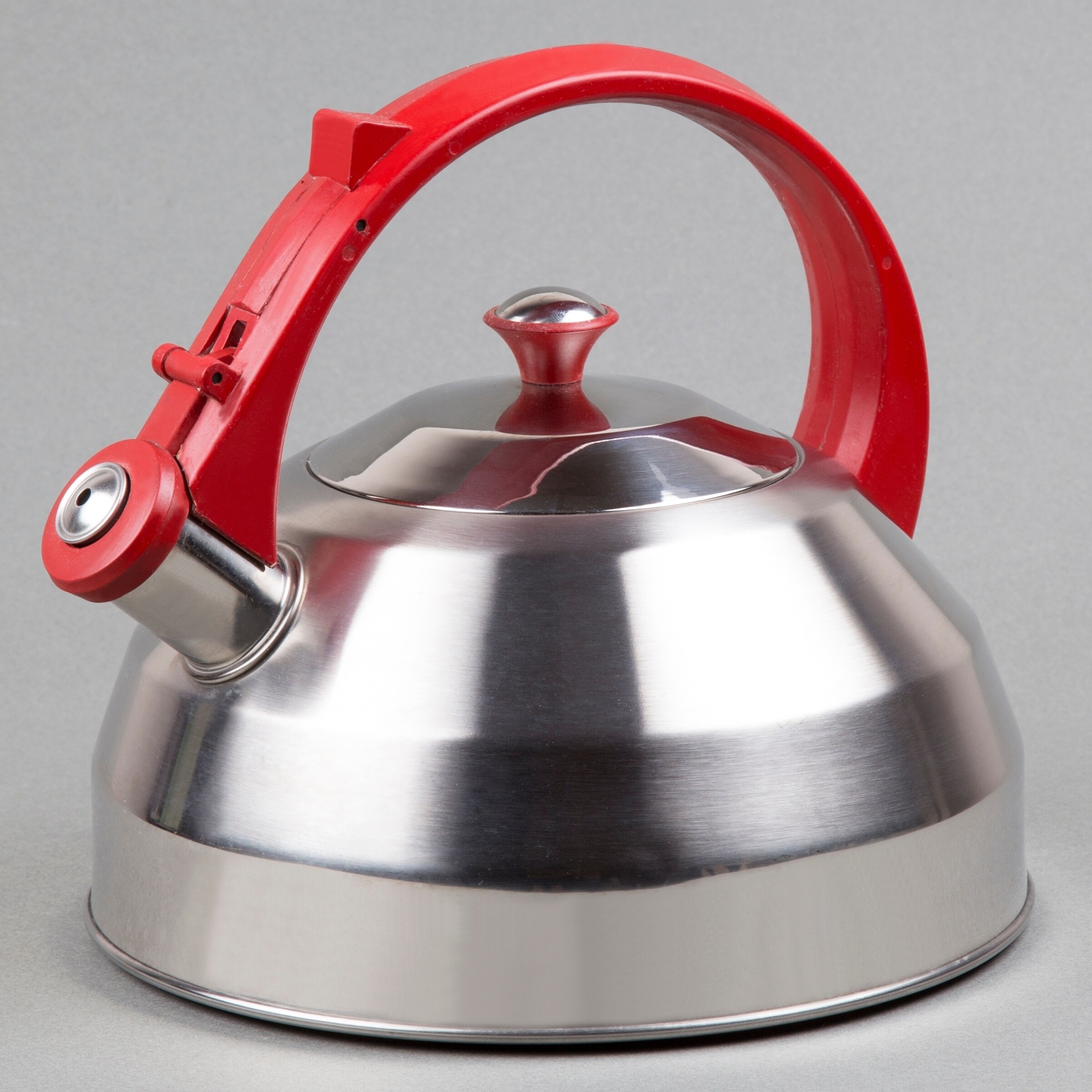 Tea Kettle Silver 2.2 Quart Tea Kettles Stovetop Whistling Teapot Stainless Steel Tea Pots for Stove Top Whistle Tea Pot 