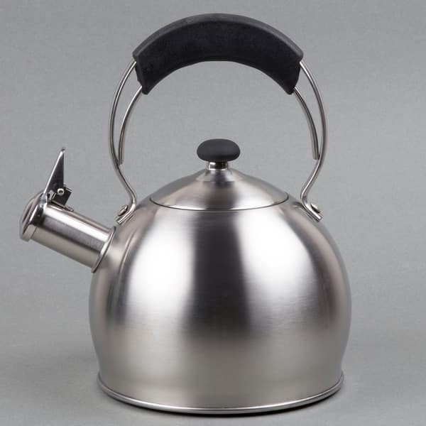 Creative Home Galaxy 2.6 Qt Stainless Steel Whistling Tea Kettle with  Aluminum Capsulated Bottom - On Sale - Bed Bath & Beyond - 10666509