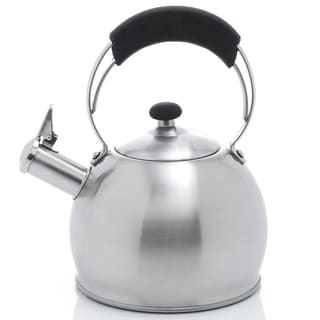 HOME-X Black Rooster Whistling Tea Kettle, Cute Animal Teapot, Kitchen