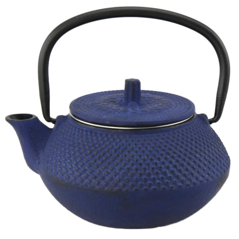 Creative Home Kyusu Blue Cast Iron 10 oz. Tea Pot