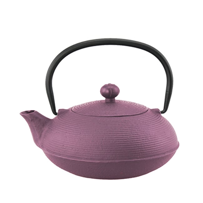 Creative Home Kyusu Purple Cast Iron 20 oz. Tea Pot