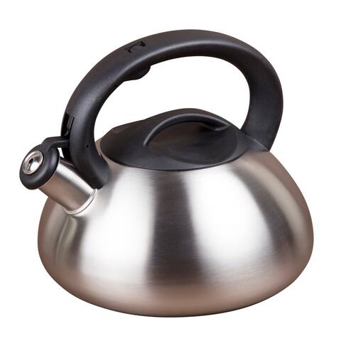 Creative Home Sphere 3.0 Quart Stainless Steel Whistling Tea Kettle