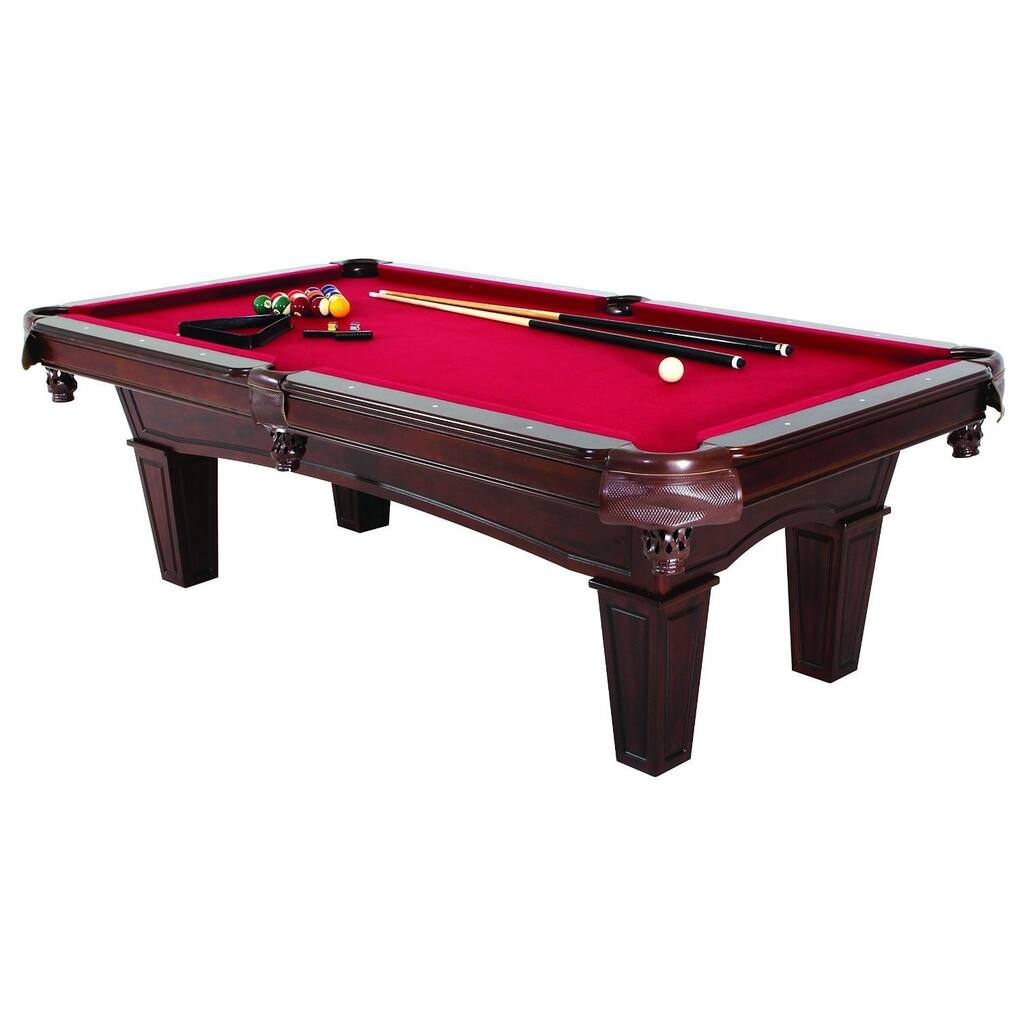 Minnesota Fats Fullerton 8' Feet Billiard Pool Table / MFT901-TBL - Red