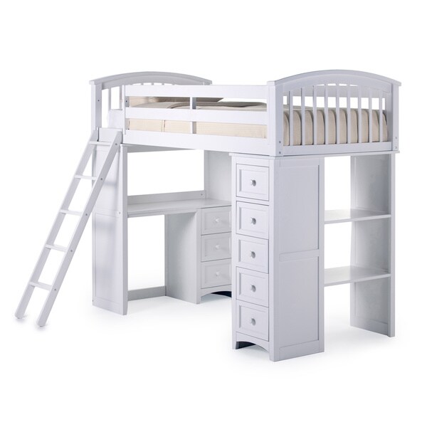 student loft bed with desk