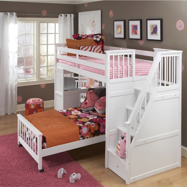 kids bed with desk