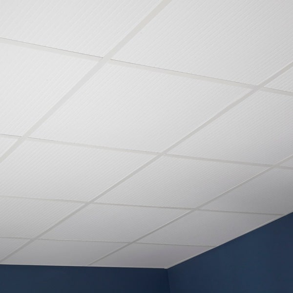 Shop Genesis Classic Pro White 2 X 2 Ft Lay In Ceiling Tile Pack