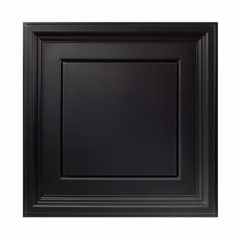 Genesis Icon Coffer Black 2-foor Lay-in Ceiling Tiles