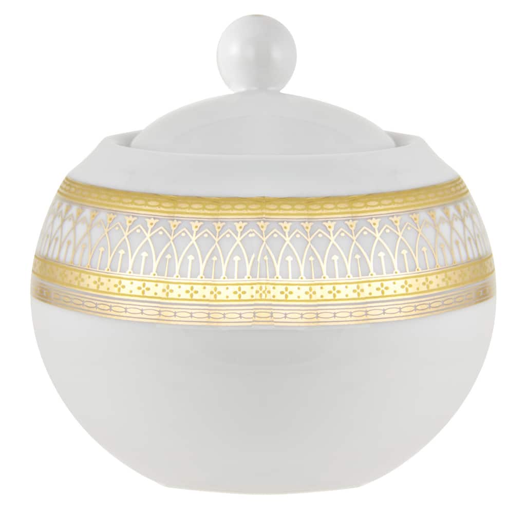 10 Strawberry Street Iriana Gold Covered Sugar