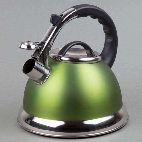 Creative Home 3 Quarts Stainless Steel Whistling Stovetop Tea Kettle