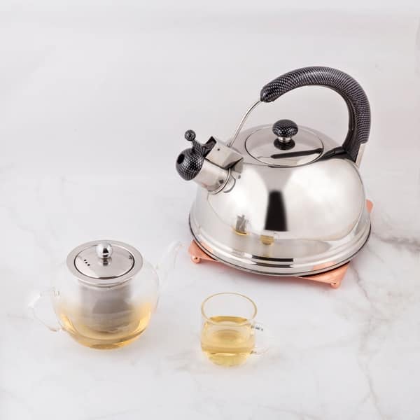 KitchenAid 1.9-qt Stainless Steel Whistling Tea kettle 