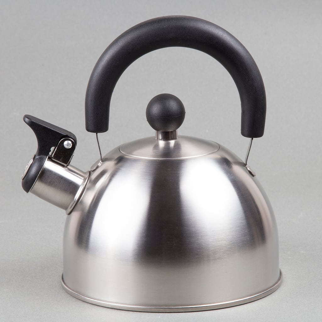 Creative Home Simplicity 1.5 Quart Stainless Steel Whistling Tea Kettle