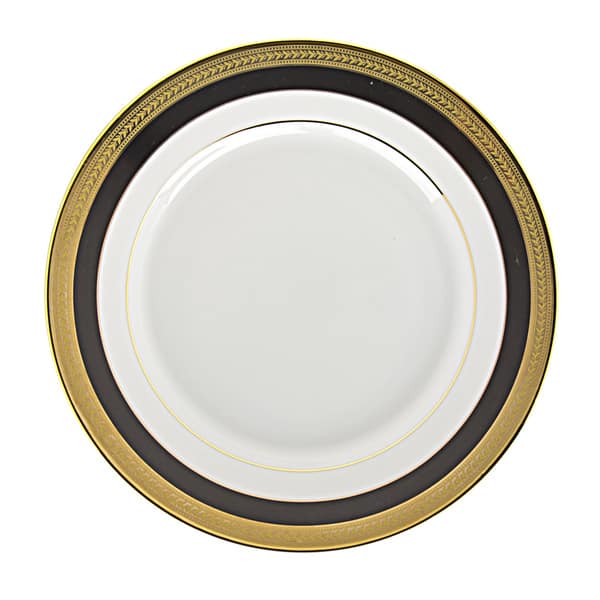 slide 1 of 1, 10 Strawberry Street Sahara Black Bread and Butter Plate (Set of 6)